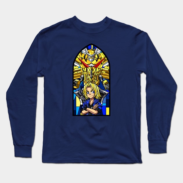 Digistained Glass Kiriha Long Sleeve T-Shirt by NightGlimmer